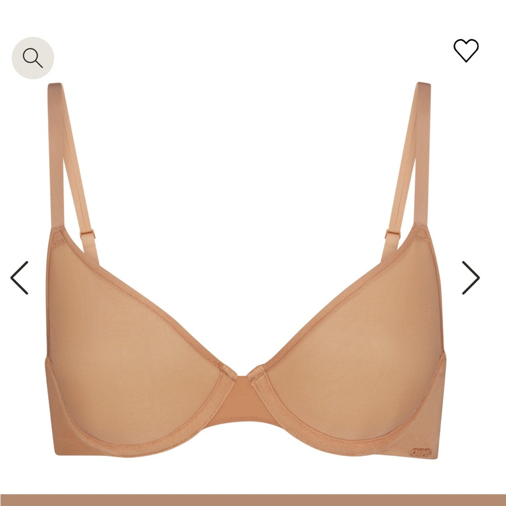 SKIMS 32DDD Demi Bra in Clay